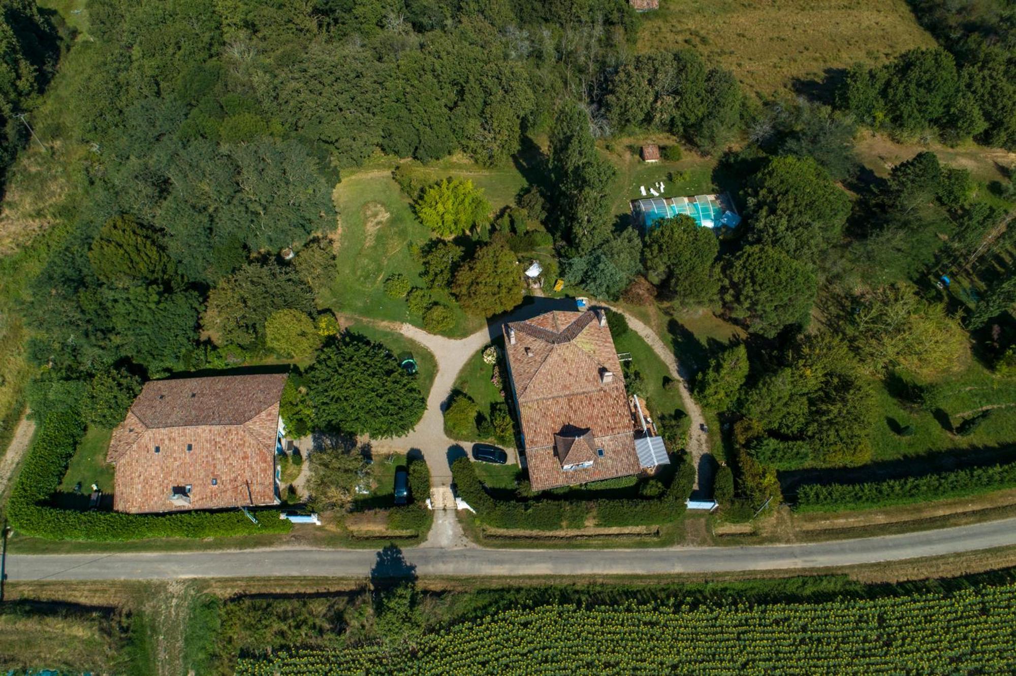 La Maison De L'Ecolieu Du Turc - Piscine Partagee Le Mas-dʼAgenais Exterior foto