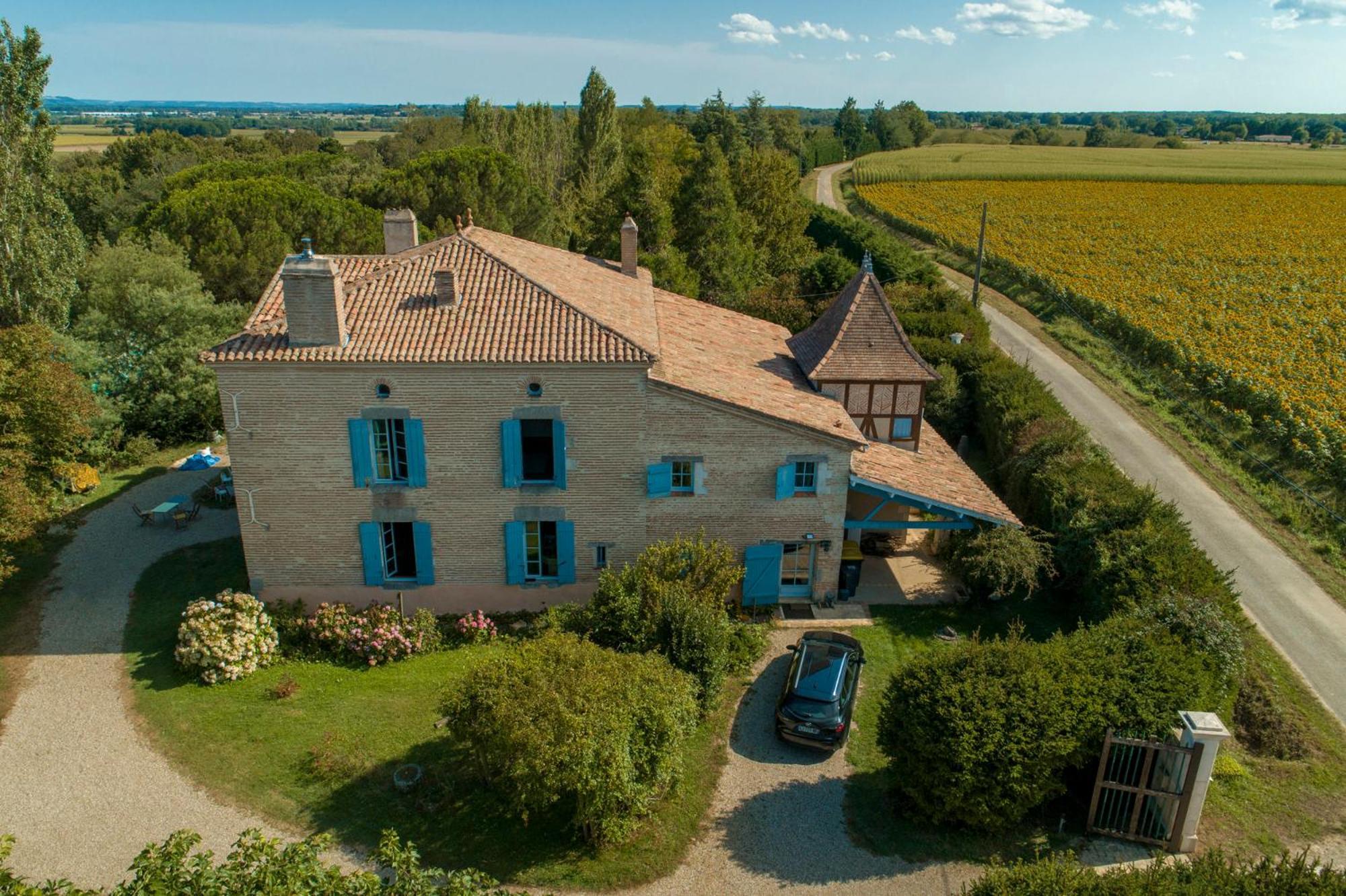 La Maison De L'Ecolieu Du Turc - Piscine Partagee Le Mas-dʼAgenais Exterior foto