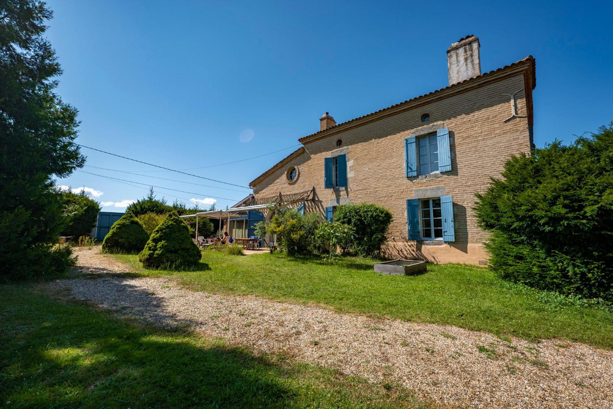 La Maison De L'Ecolieu Du Turc - Piscine Partagee Le Mas-dʼAgenais Exterior foto