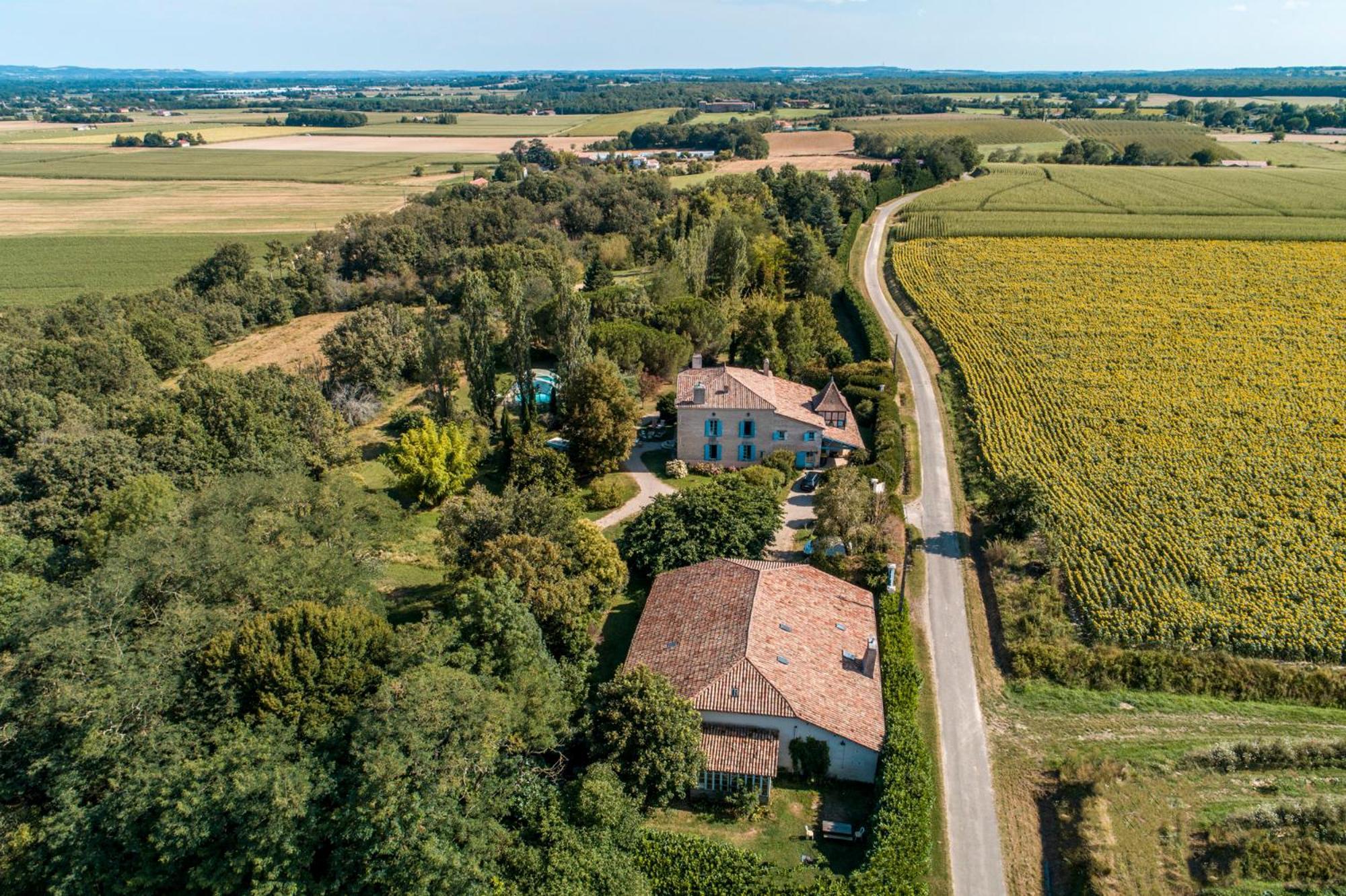 La Maison De L'Ecolieu Du Turc - Piscine Partagee Le Mas-dʼAgenais Exterior foto